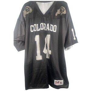 Team Edition Colorado Buffaloes Reversible Football Jersey Black White Mens XL